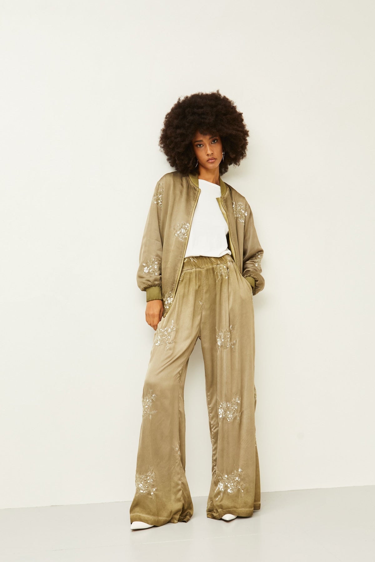 Pantaloni Con Paillettes Souvenir