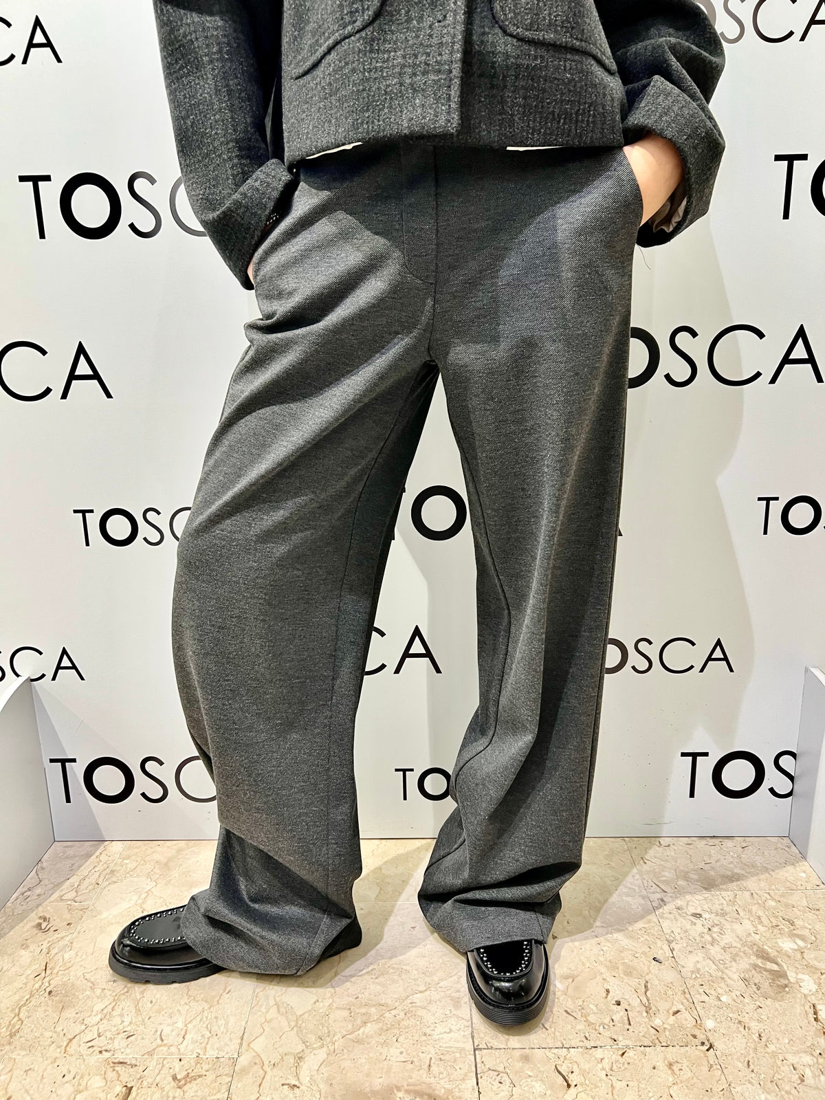 pantaloni diagonale ferrone 