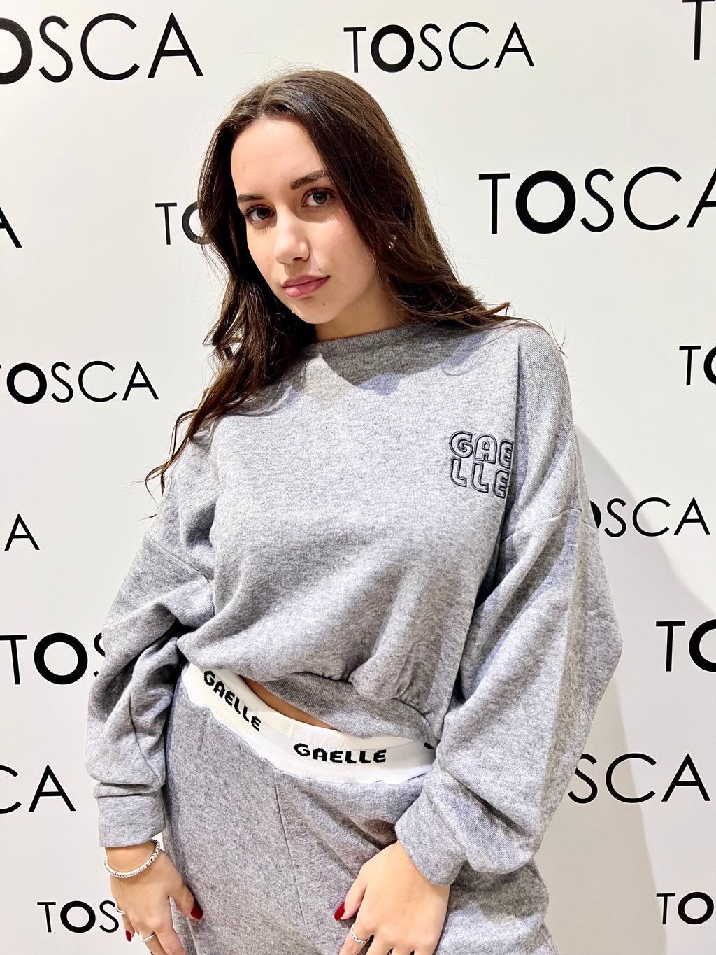 felpa paricollo in maglia con personalizzazione 