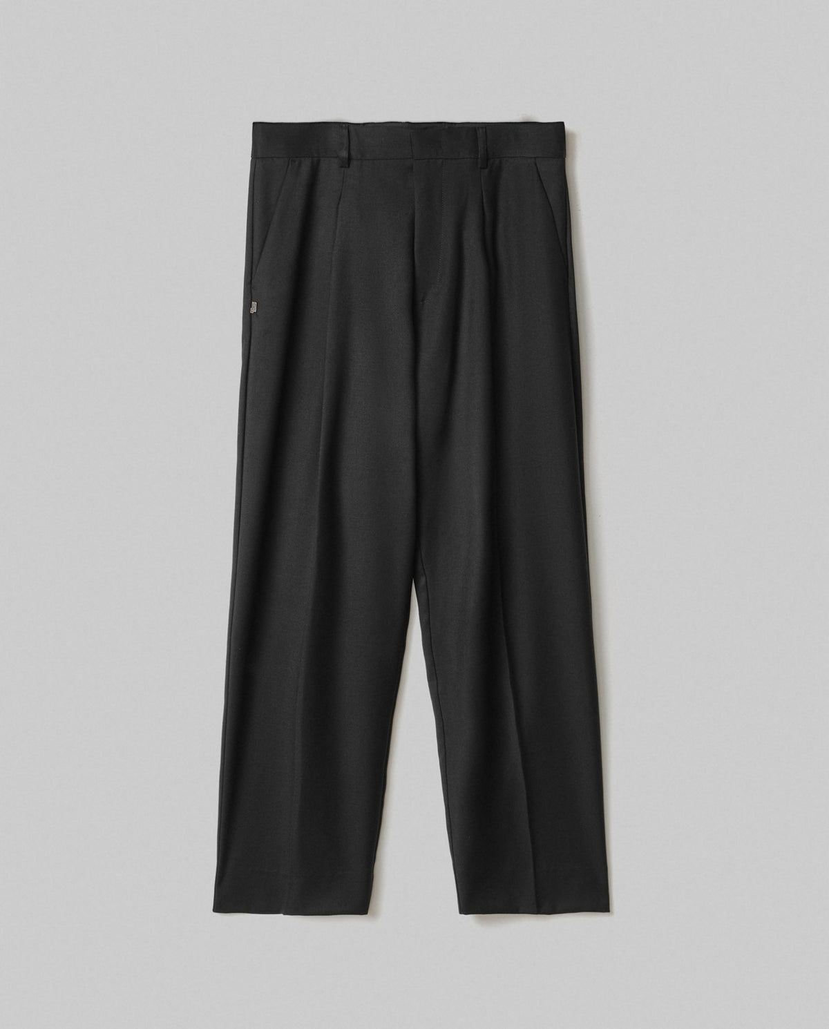 pantalone formale in twill nero hinnominate 