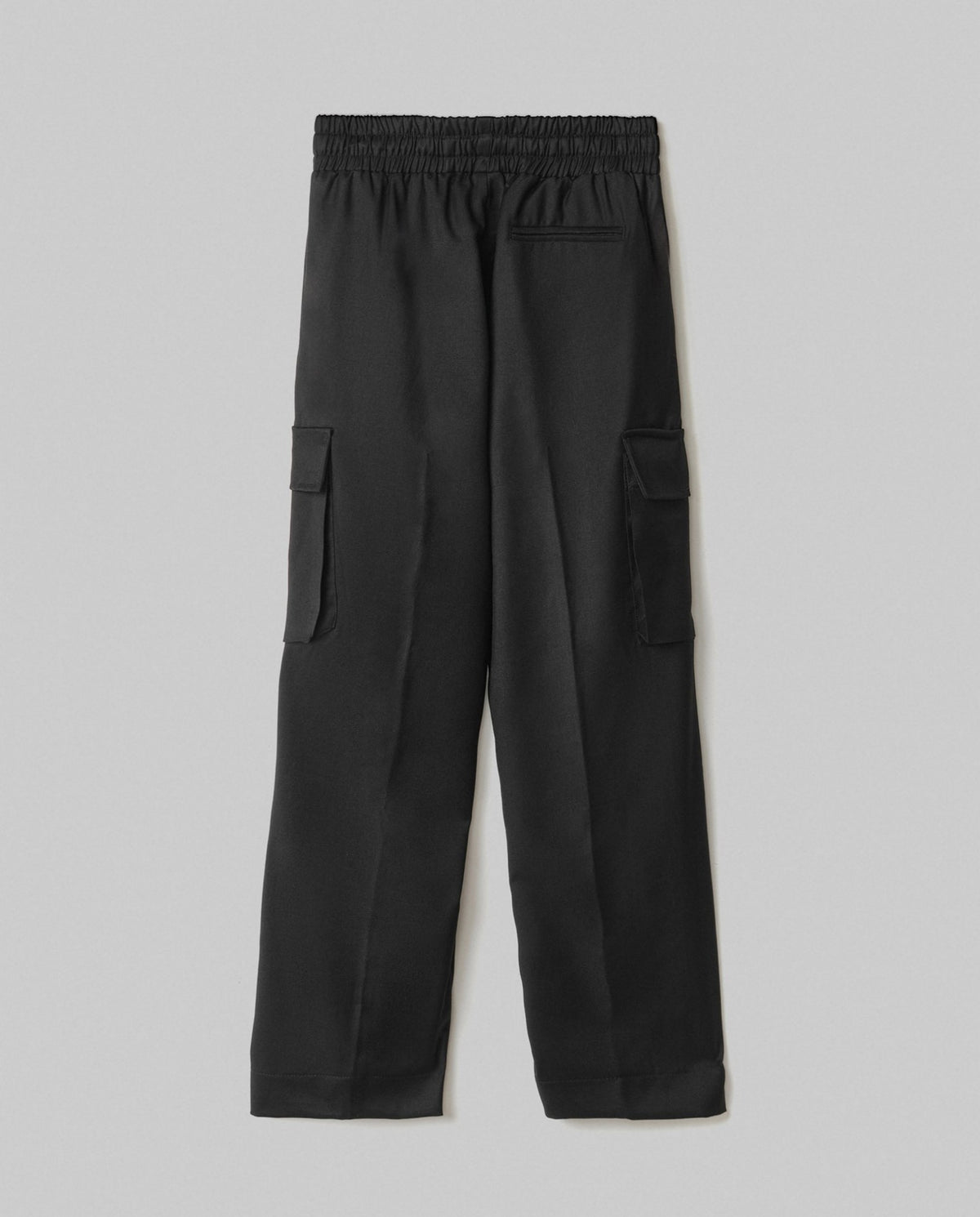 pantalone in twill con tasconi laterali nero hinnominate 