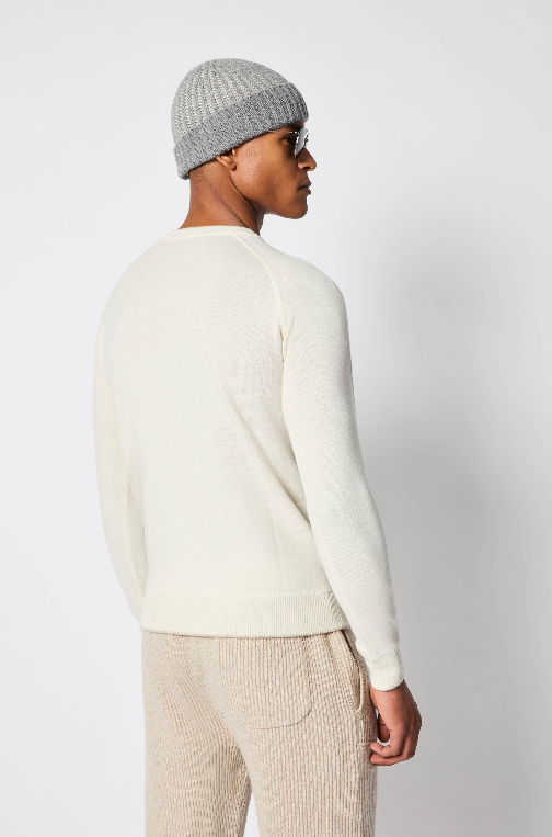 maglia girocollo in lana e cashmere lbm 1911 6363AVORIO LBM 1911