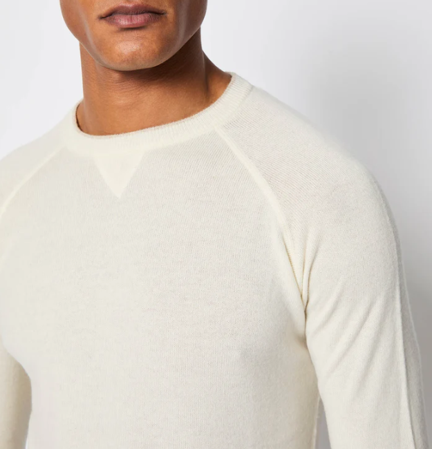 maglia girocollo in lana e cashmere lbm 1911 6363AVORIO LBM 1911