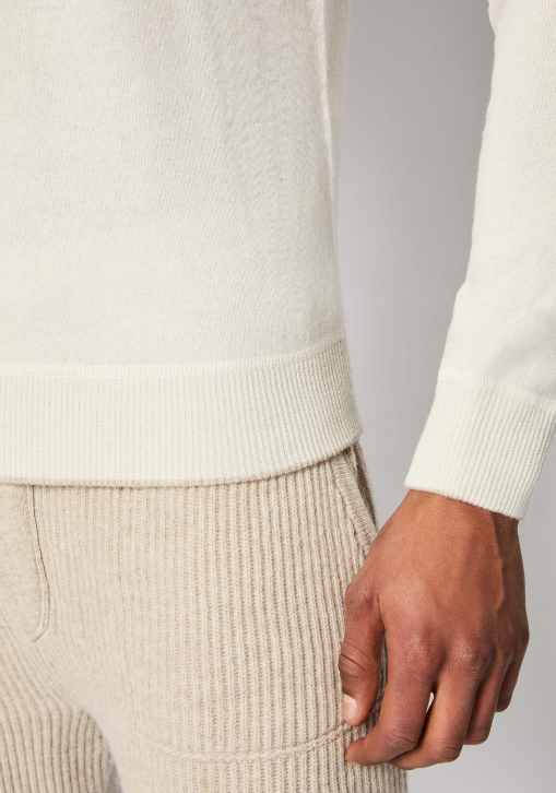 maglia girocollo in lana e cashmere lbm 1911 6363AVORIO LBM 1911