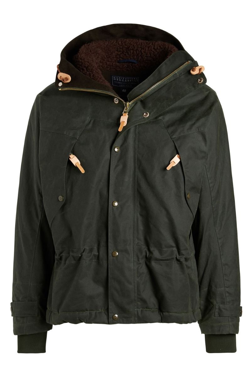 mountain jacket fleece lining 7003 WXDARK GREEN MANIFATTURA CECCARELLI