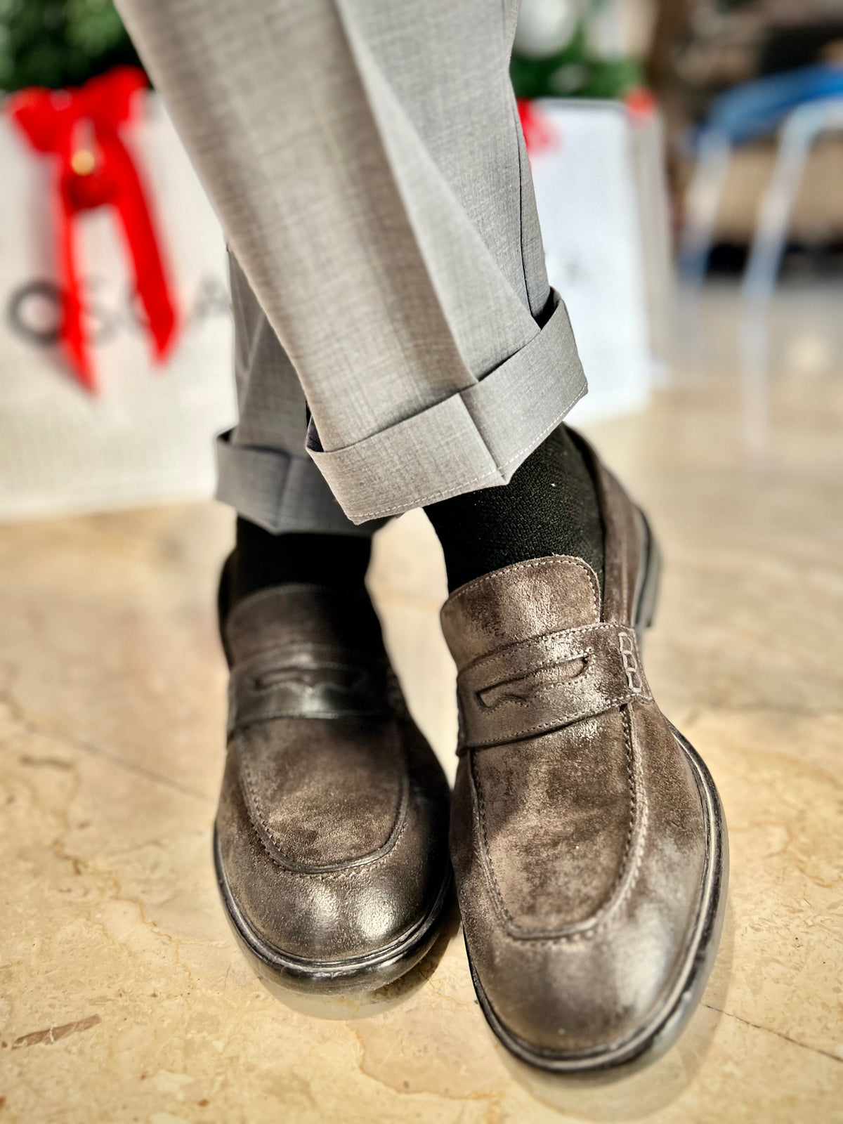mocassino uomo kurni nero Moma 59501EGRIGIO MOMA