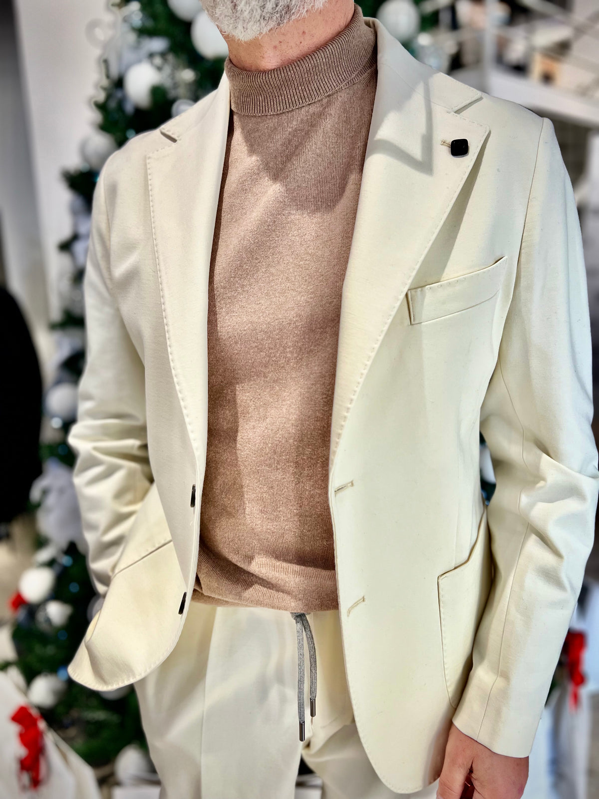 blazer man 45 il buon vino Outfit OF1F2W5G003AVORIO OUTFIT
