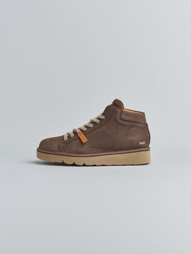 polacchino p007 uomo in nabuk caffe' P007 ANKLE BOOT NUBUCKNABUCKCOFFE PANCHIC