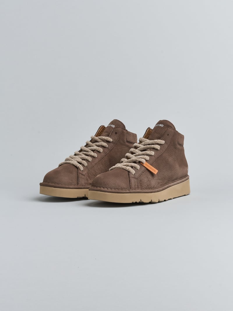 polacchino p007 uomo in nabuk caffe' P007 ANKLE BOOT NUBUCKNABUCKCOFFE PANCHIC