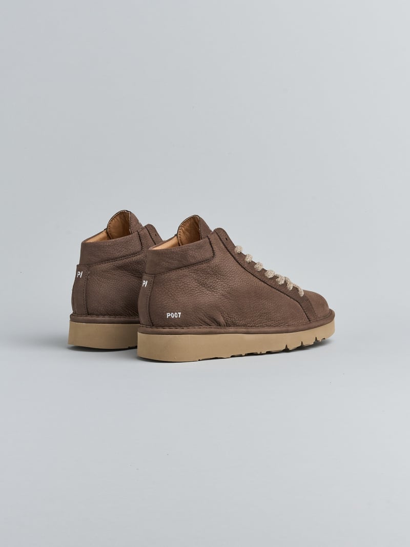 polacchino p007 uomo in nabuk caffe' P007 ANKLE BOOT NUBUCKNABUCKCOFFE PANCHIC