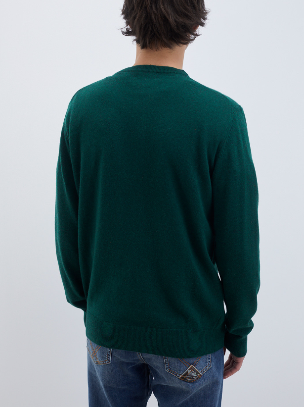 maglione girocollo in lana e cashmere finezza 12 CREW NECK MAN WOOL & WS FIN. 12BOTTLE ROY ROGERS
