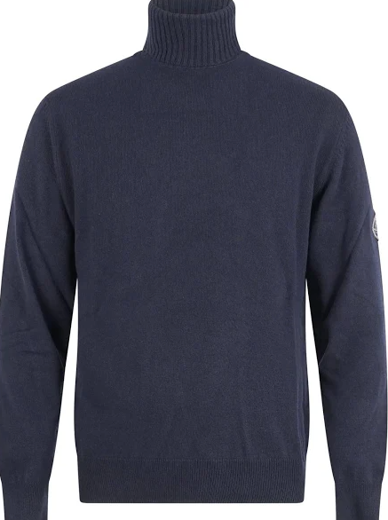 dolcevita in lana e cashmere finezza 12 TURTLE NECK MAN WOOL & WS FIN. 12DENIM ROY ROGERS