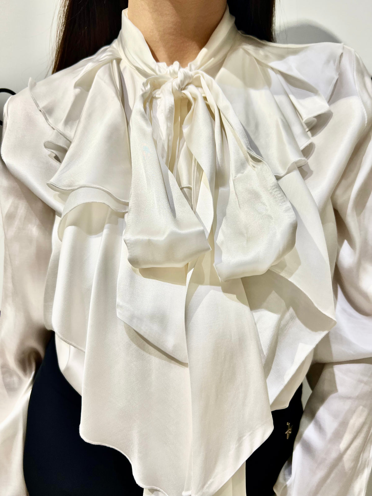 camicia con fiocco souvenir W38S0455-FOSCAAVORIO SOUVENIR