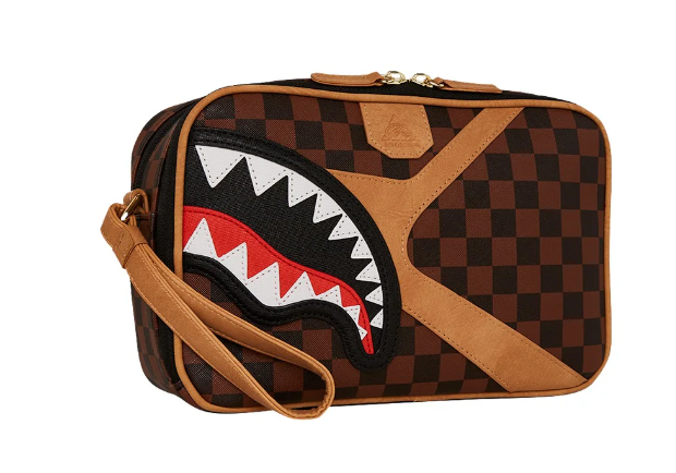 pochette sprayground hennyville toiletry brick 9107993NSZMARRONE SPRAYGROUND