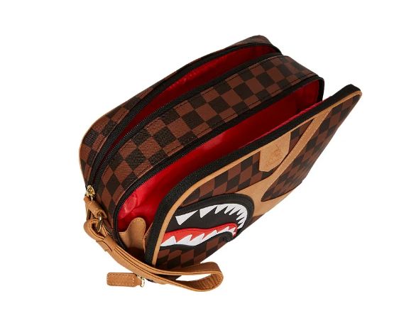 pochette sprayground hennyville toiletry brick 9107993NSZMARRONE SPRAYGROUND
