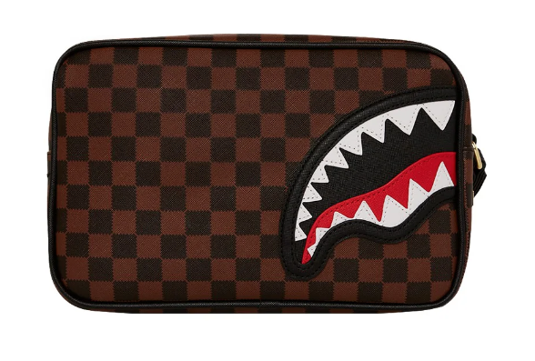 pochette sprayground sawtooth sharks in paris toiletry brick 