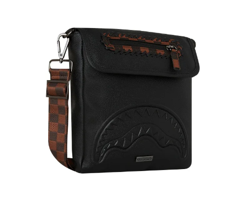 tracolla sprayground dose of check deux messenger sling 910B8017NERO SPRAYGROUND
