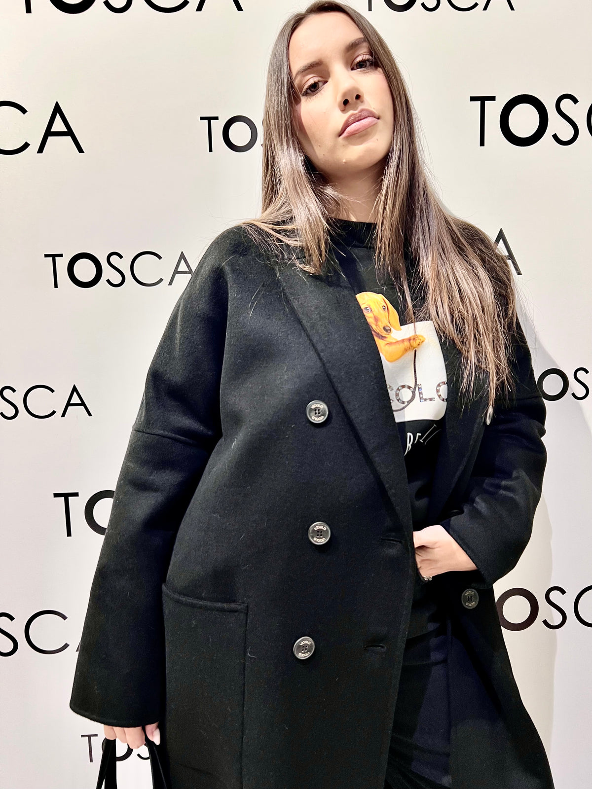 cappotto doppipetto TF0001NERO VICOLO