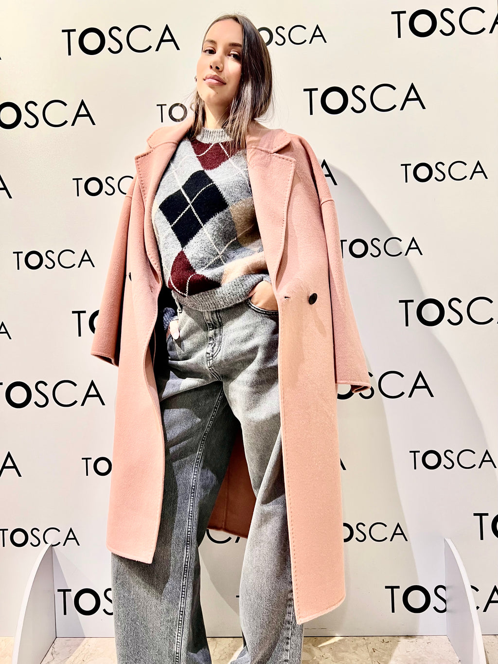 cappotto doppipetto TF0003ROSA VICOLO