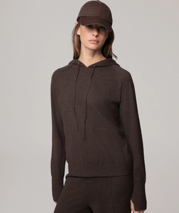 maglia cappuccio con ricamo hinnominate 