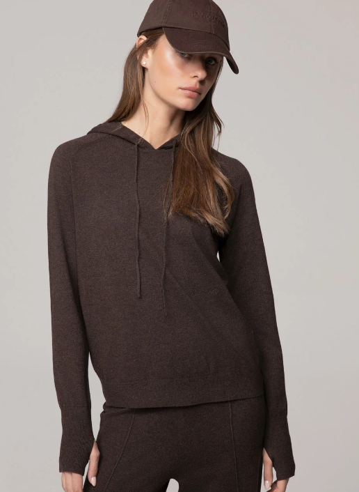 maglia cappuccio con ricamo hinnominate 