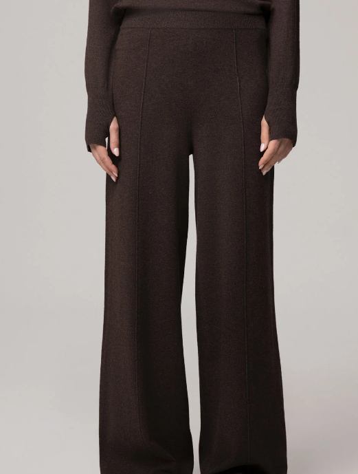 pantalone palazzo con nervature in maglia Hinnominate 