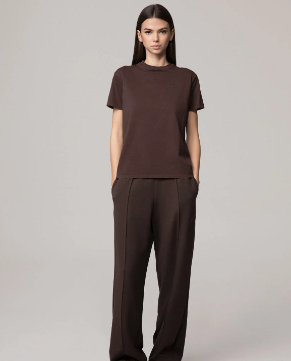 pantalone in viscosa con nervature<BR/>hinnominate 