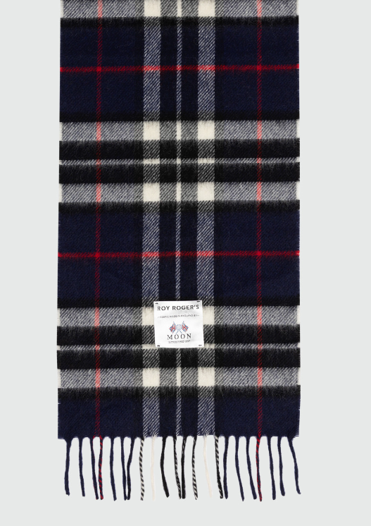 sciarpa tartan in lana roy roger's 
