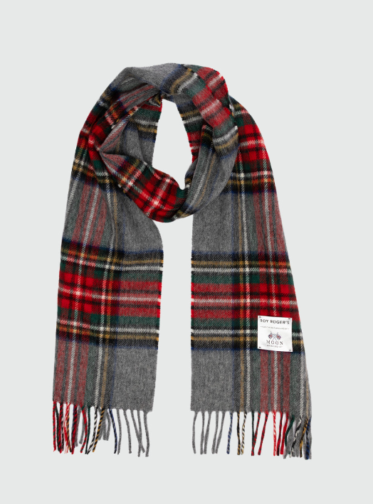 sciarpa tartan in lana roy roger's 