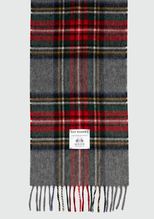 sciarpa tartan in lana roy roger's 
