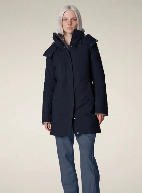 parka donna mod. samantah blu nero save the duck 