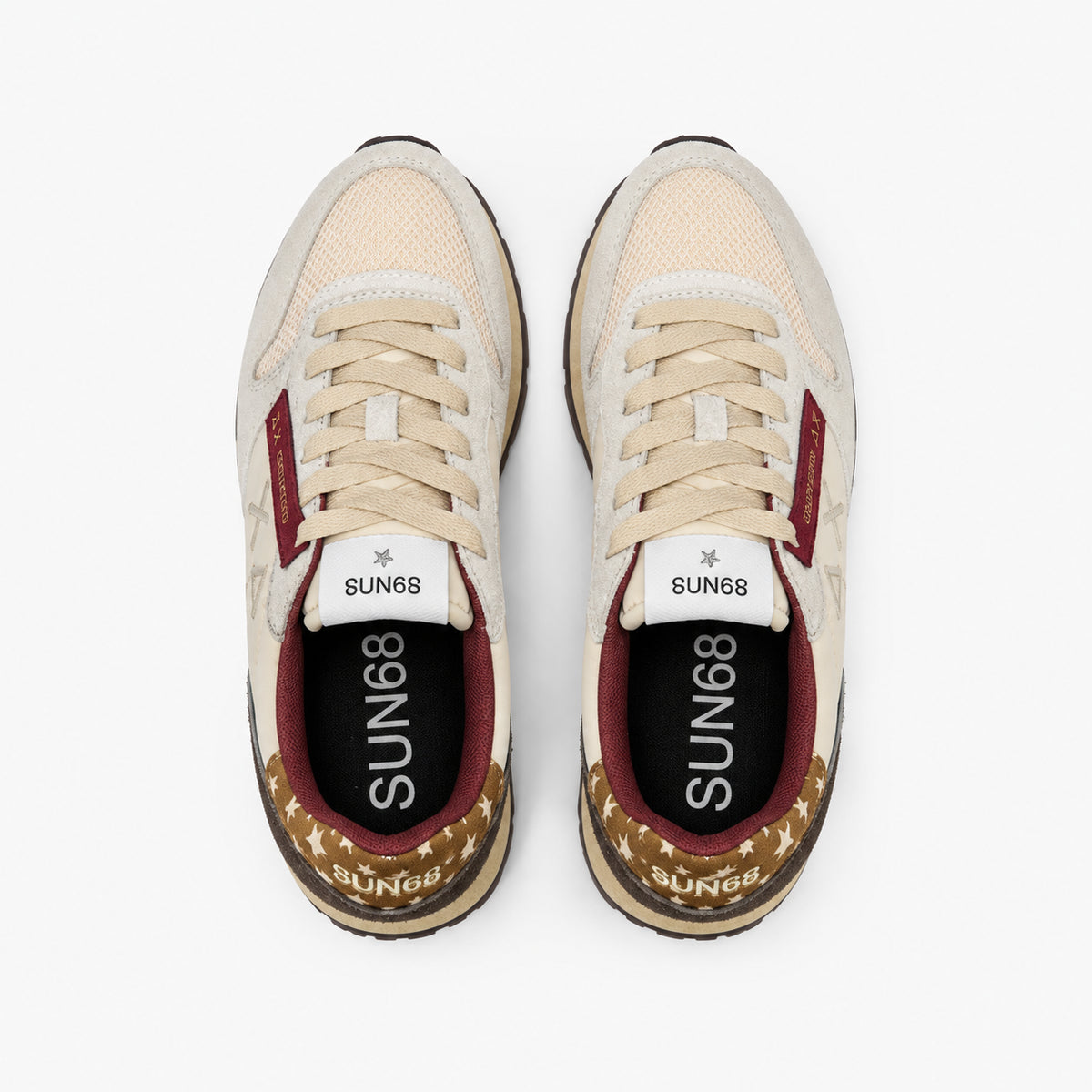 sneaker z46207 ally vintage bianco panna sun68<BR/> 