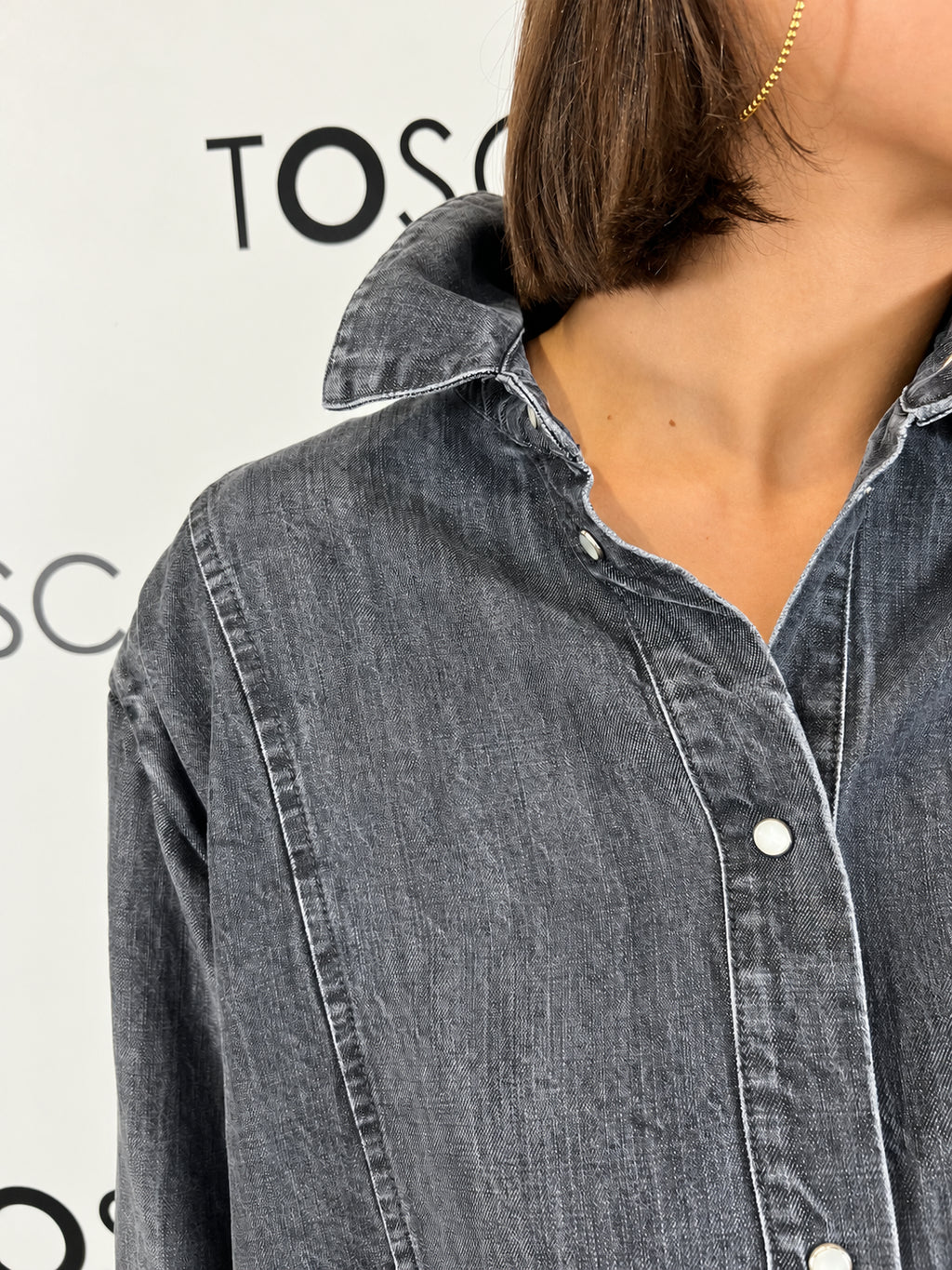 camicia iin denim tensione in 