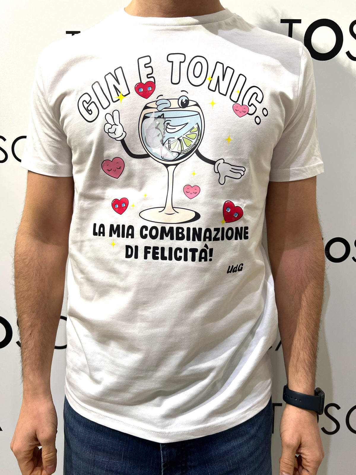gin t-shirt gin e tonic la mia combinazione di felicità 