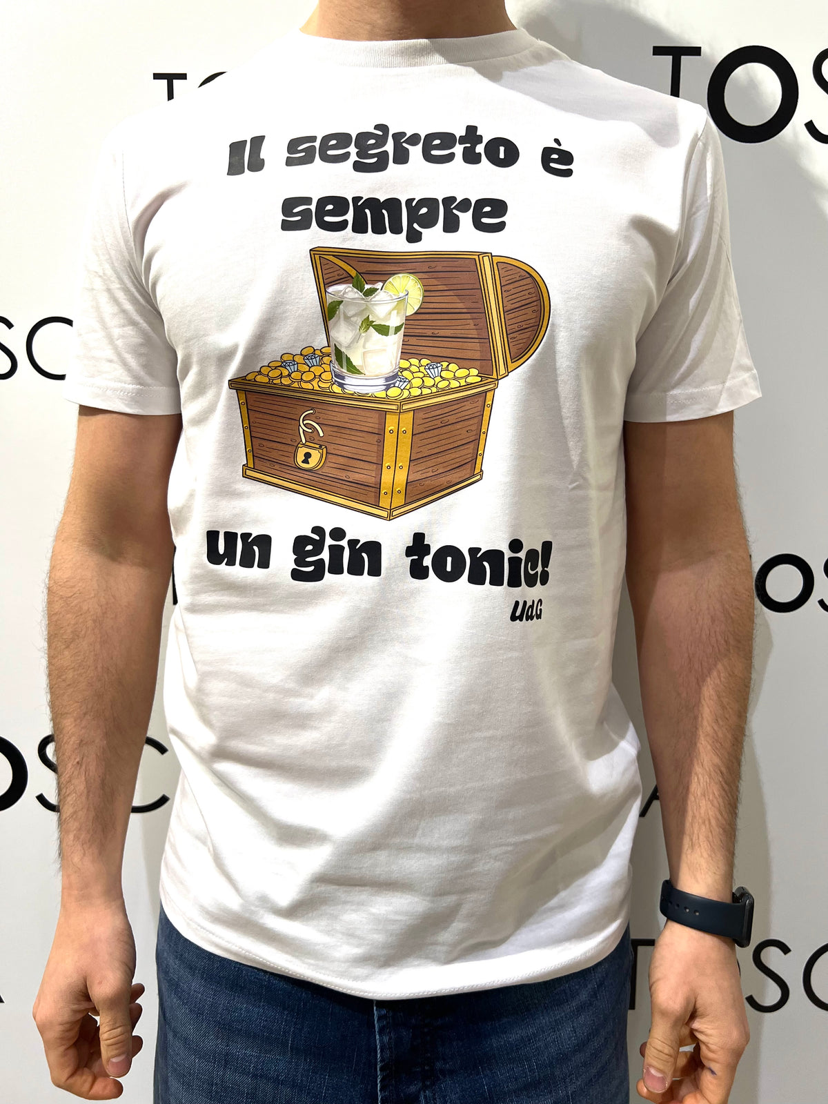 gin t-shirt il segreto è sempre un gin tonic 
