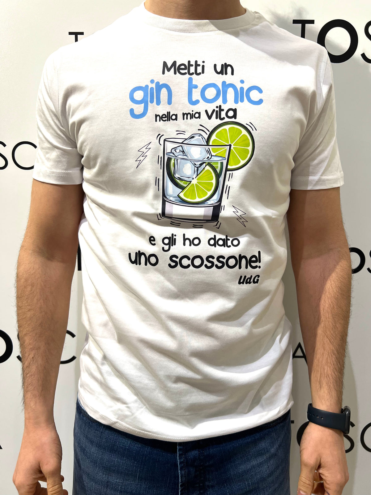 gin t-shirt metti un gin tonic nella mia vita e gli ho dato uno scossone 