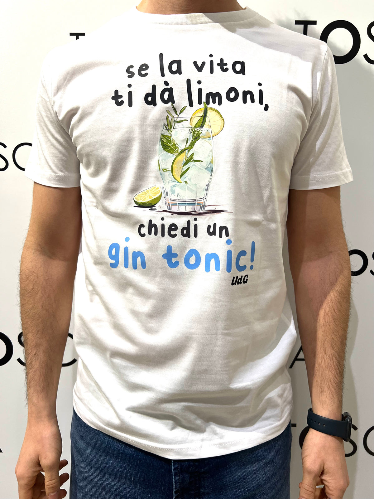 gin t-shirt se la vita ti da limoni chiedi un gin tonic 