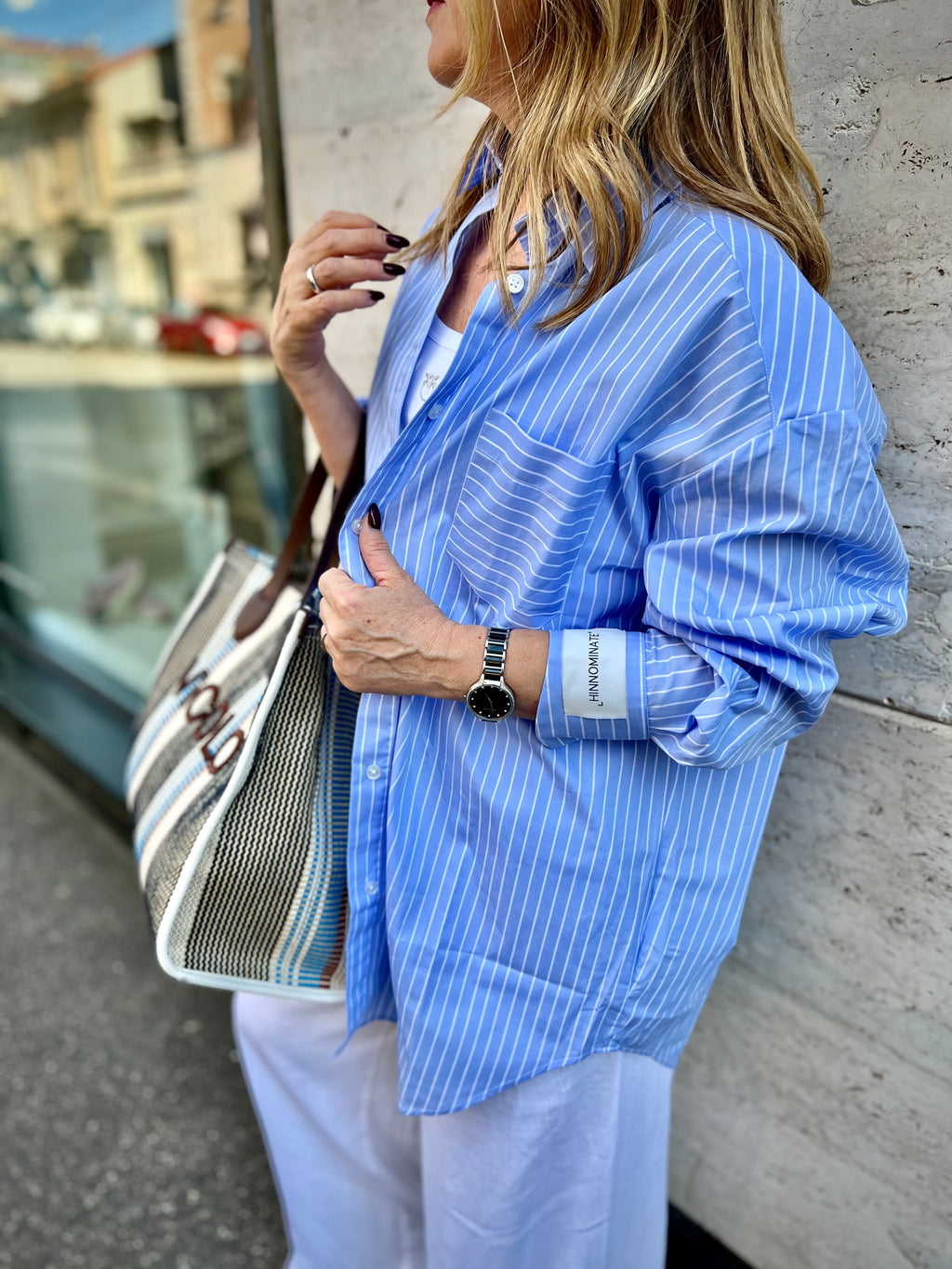 Camicia in cotone over Hinnominate