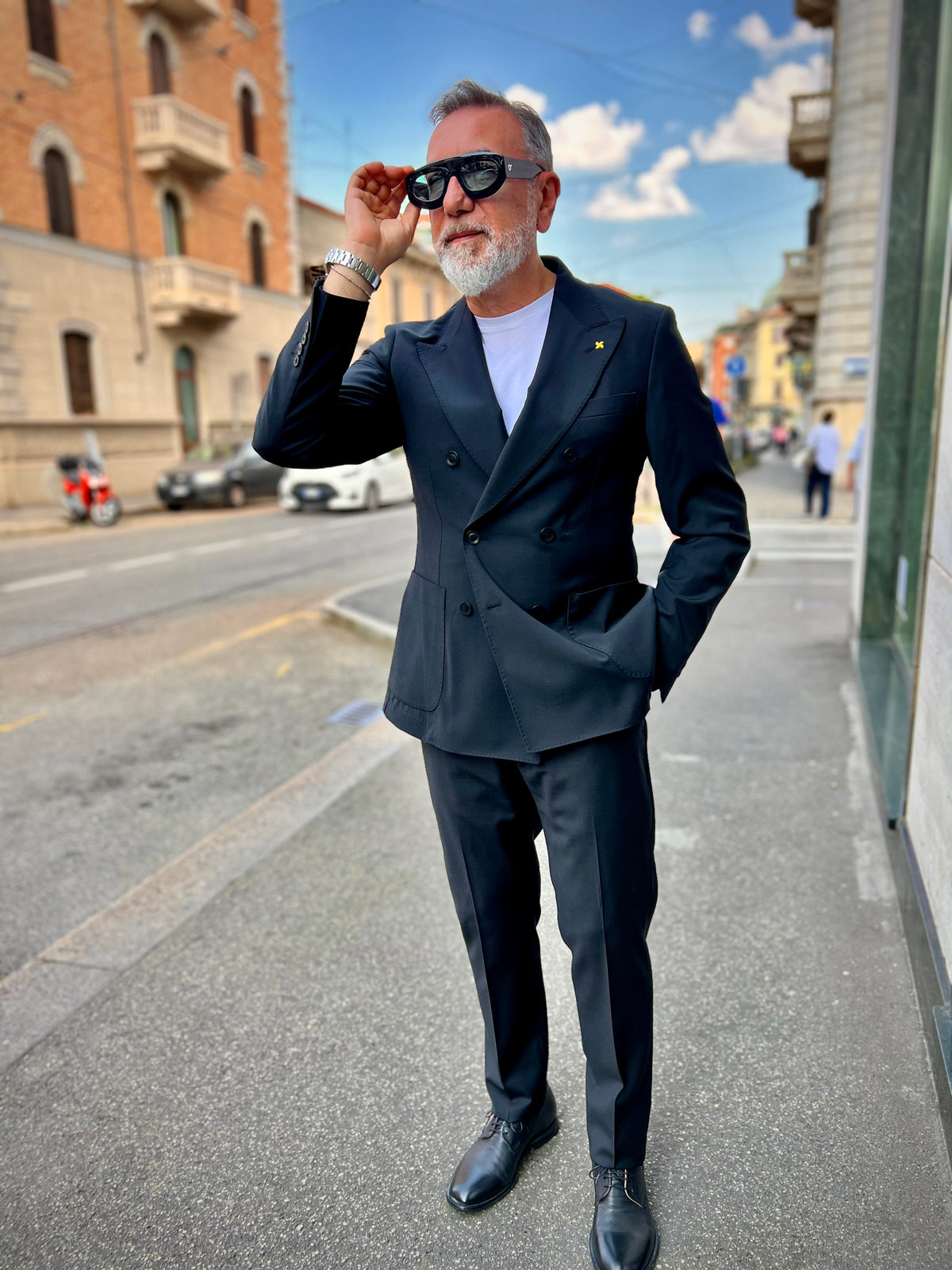 abito doppiopetto alessandro gilles 