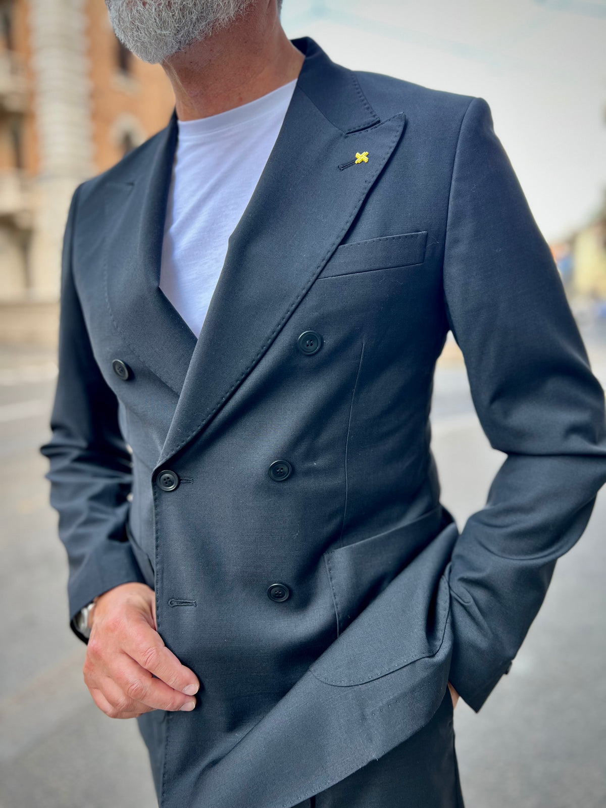abito doppiopetto alessandro gilles 
