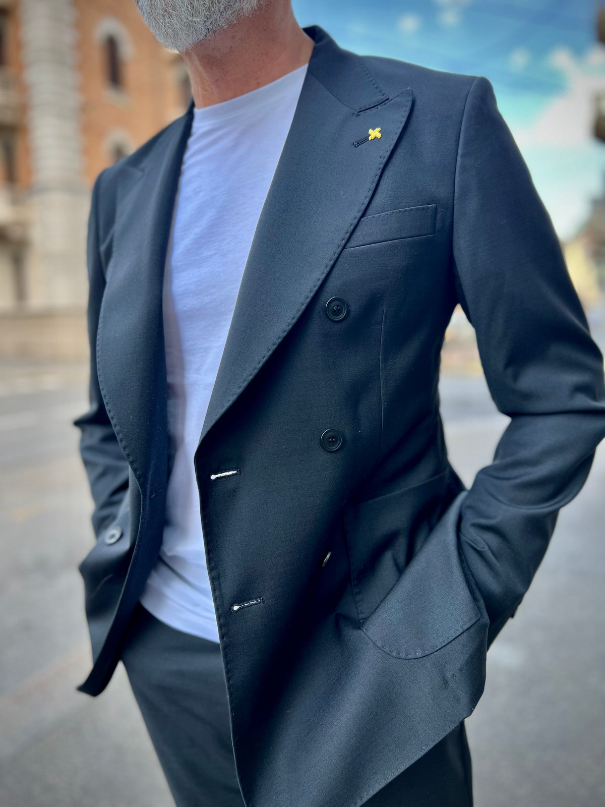 abito doppiopetto alessandro gilles 