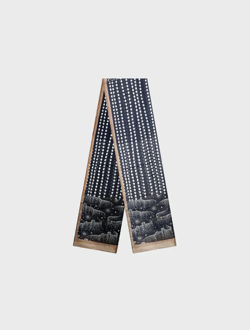foulard in seta stampata var1 