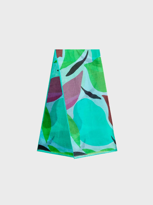 foulard stampato in seta quadrato var4 