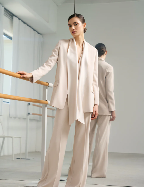blazer con sciarpa ferrone<BR/> 