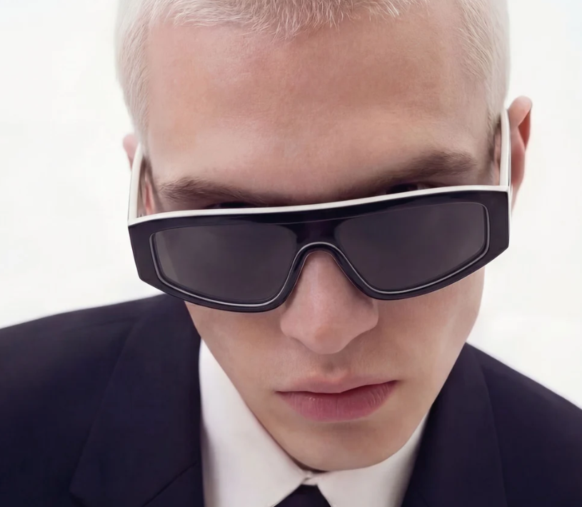 occhiali casablanca nero os sunglasses 