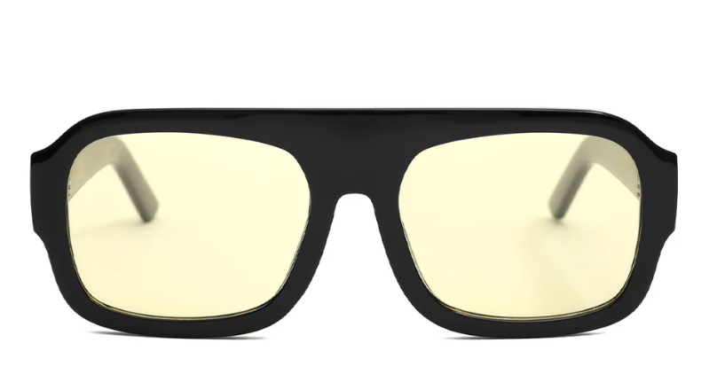 occhiali roma giallo os sunglasses 