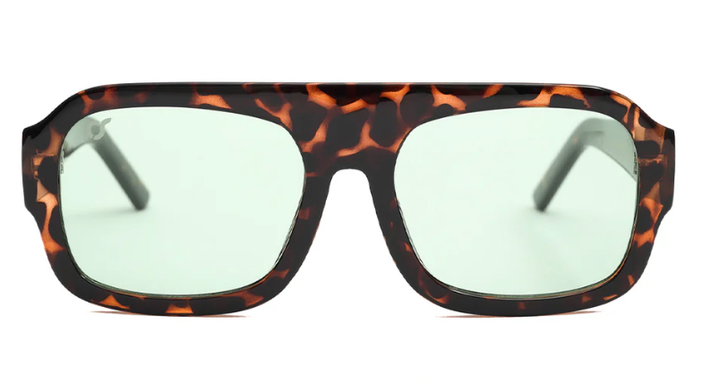 occhiali roma tartarugato verde os sunglasses 