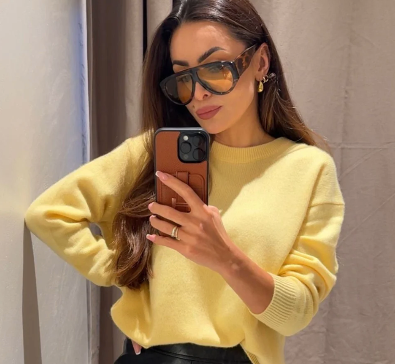 occhiali venezia havana giallo os sunglasses 