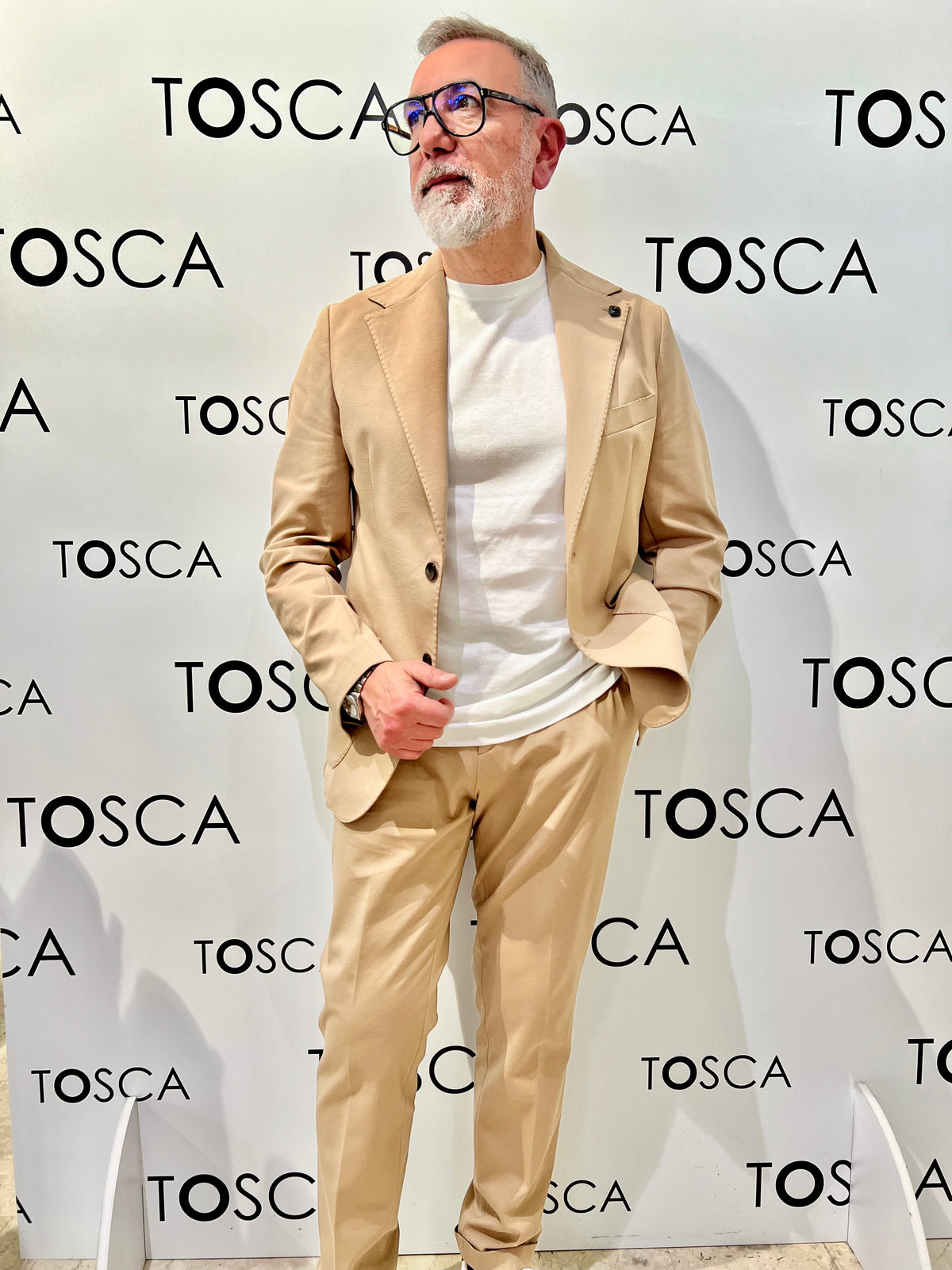 giacca monopetto in punto milano outfit OUGM0001 IL BUON VINOCAMMELLO OUTFIT