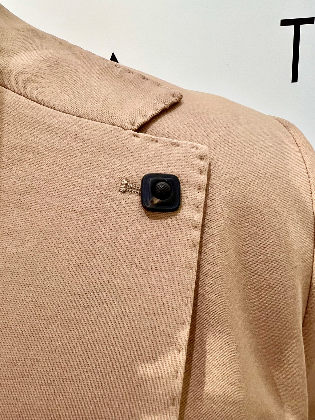 giacca monopetto in punto milano outfit OUGM0001 IL BUON VINOCAMMELLO OUTFIT